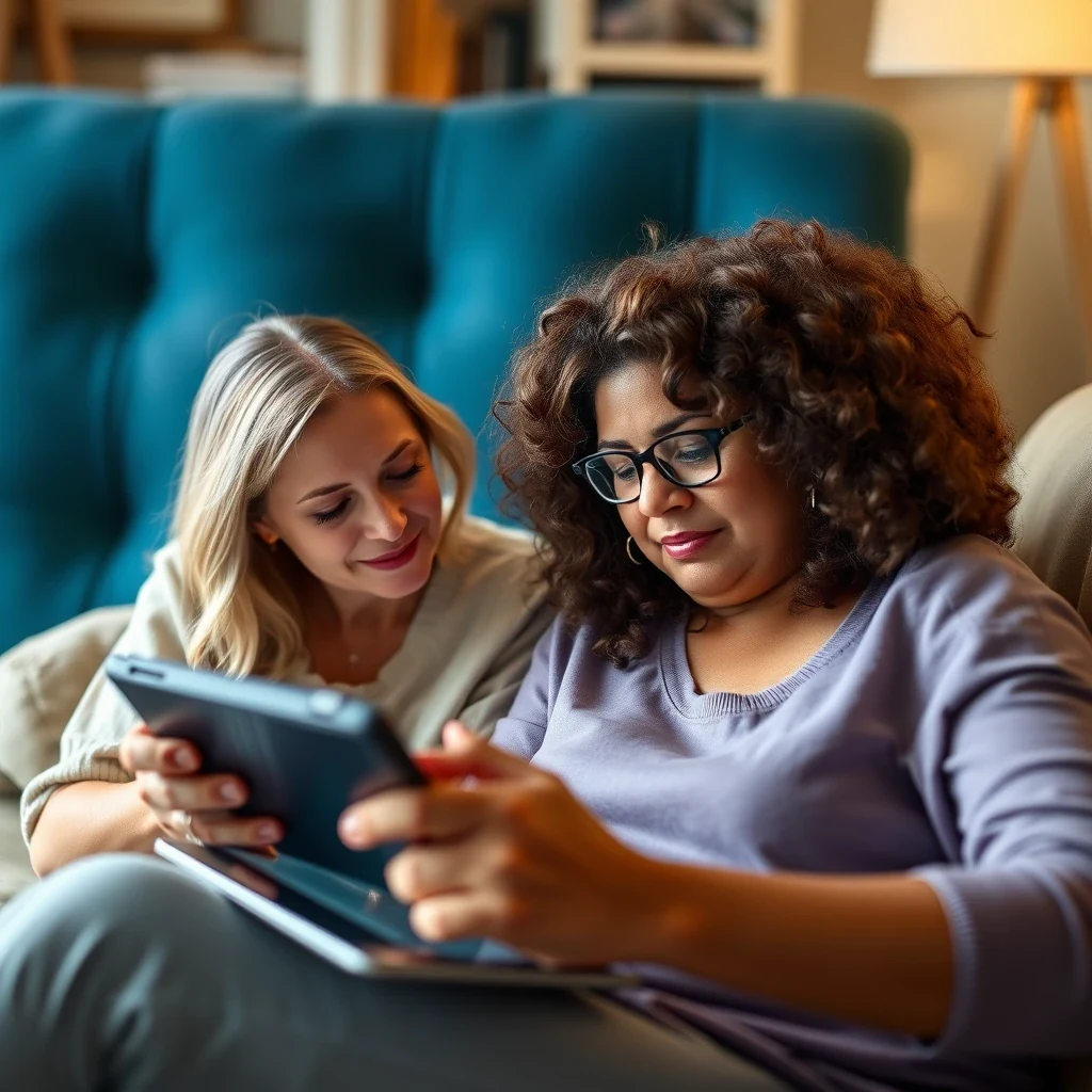 Editorial comparison of Care.com vs marketplace models on tablet