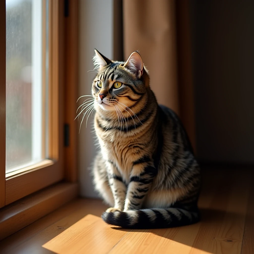Close-up of a smartphone showing a pet care app interface held in a hand, soft indoor light