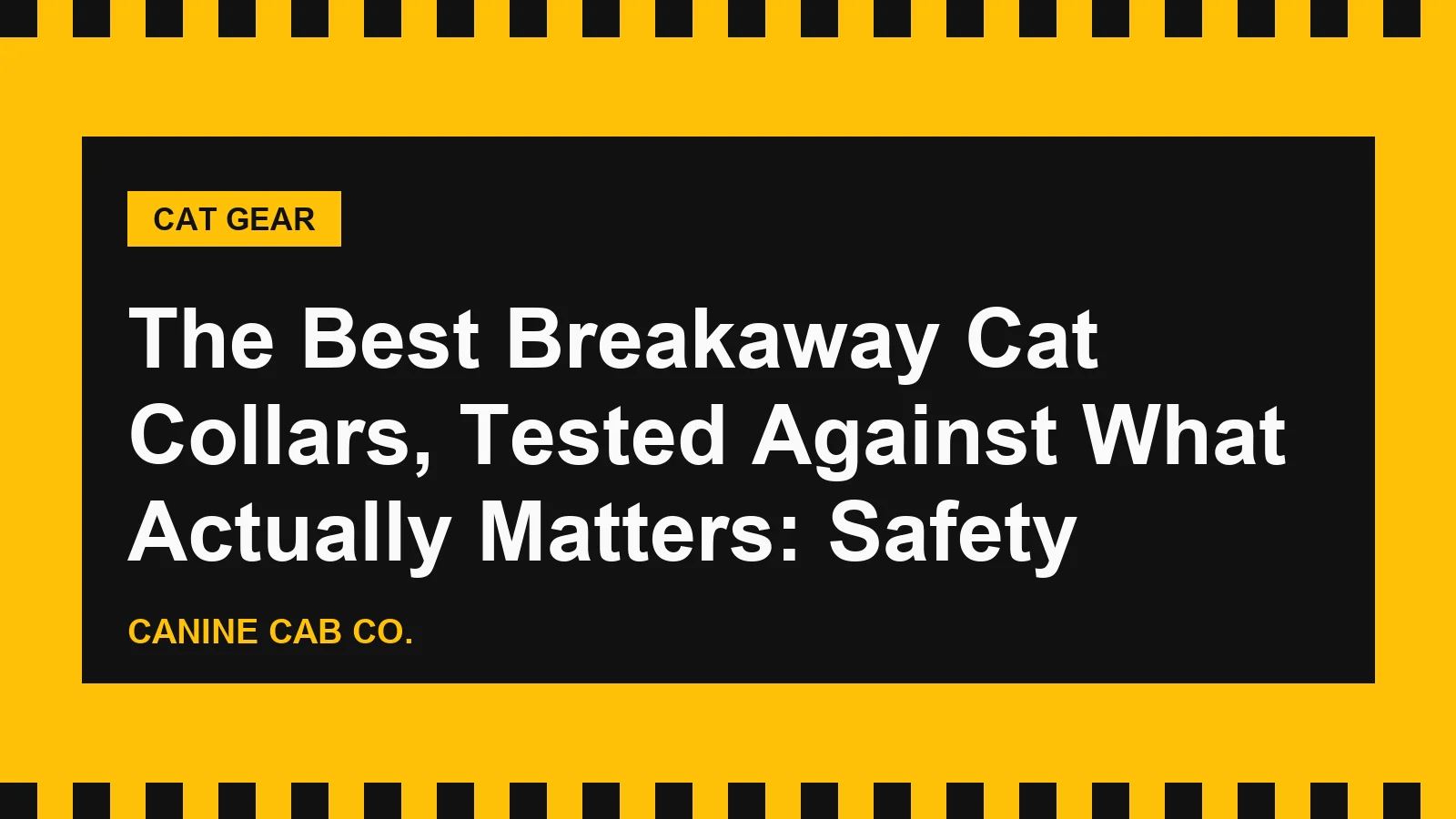 The Best Breakaway Cat Collars, Tested Against What Actually Matters: Safety