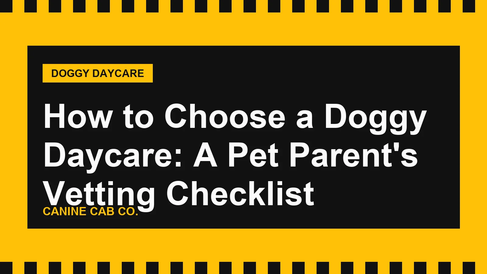 How to Choose a Doggy Daycare: A Pet Parent's Vetting Checklist