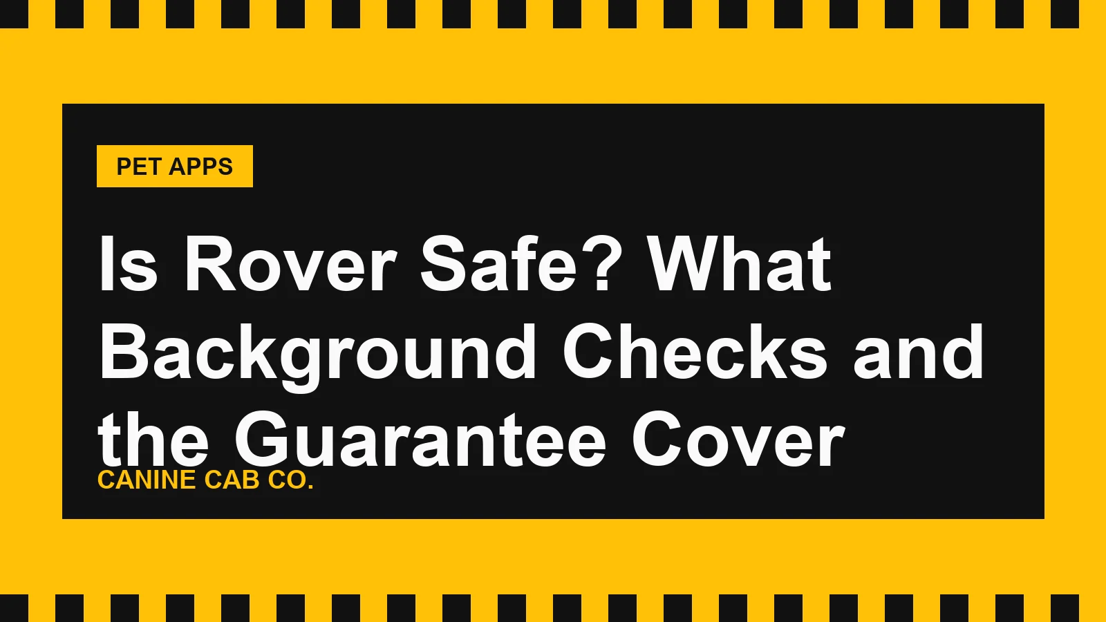 Is Rover Safe? What Background Checks and the Guarantee Cover