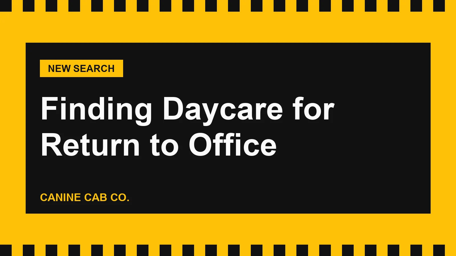 Finding Daycare for Return to Office