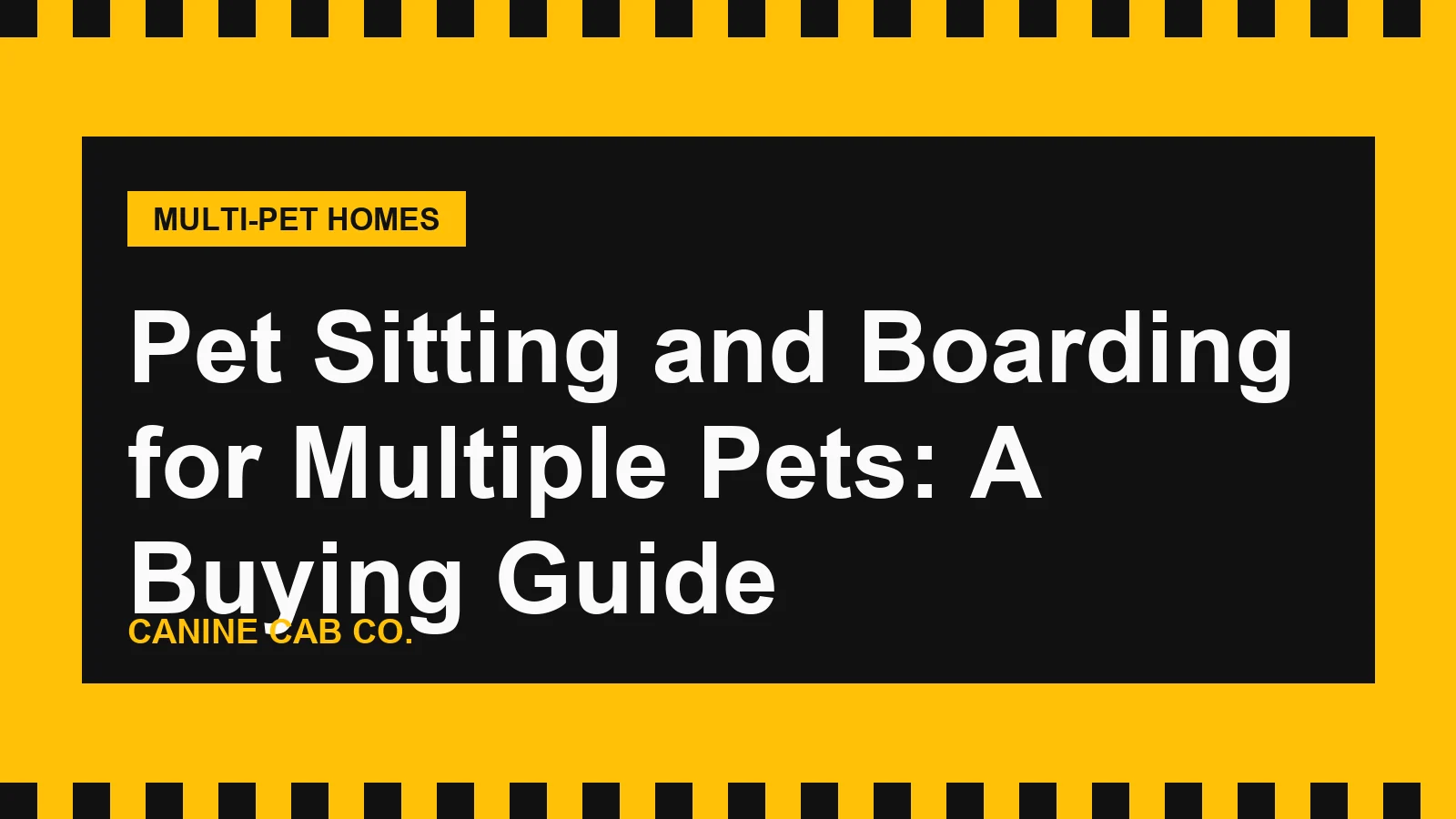 Pet Sitting and Boarding for Multiple Pets: A Buying Guide