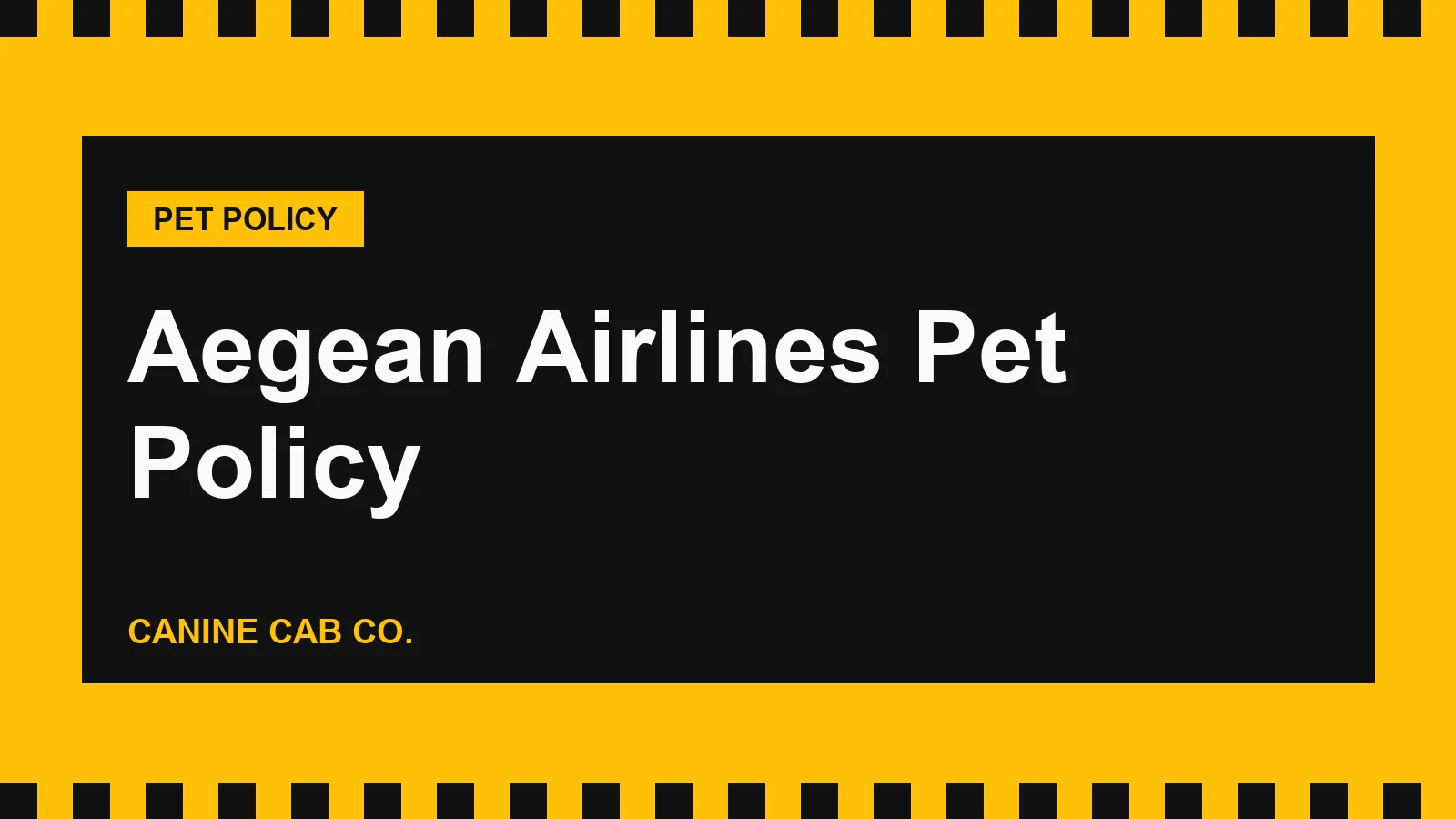 Aegean Airlines Pet Policy: Cabin, Hold, Fees and Greek Island Flights (2026)