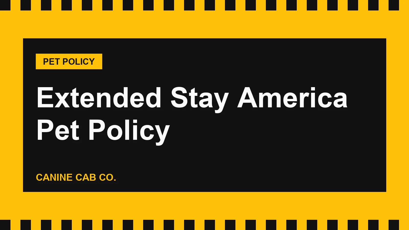 Extended Stay America Pet Policy: Fees, Size Rule and Long Stays (2026)