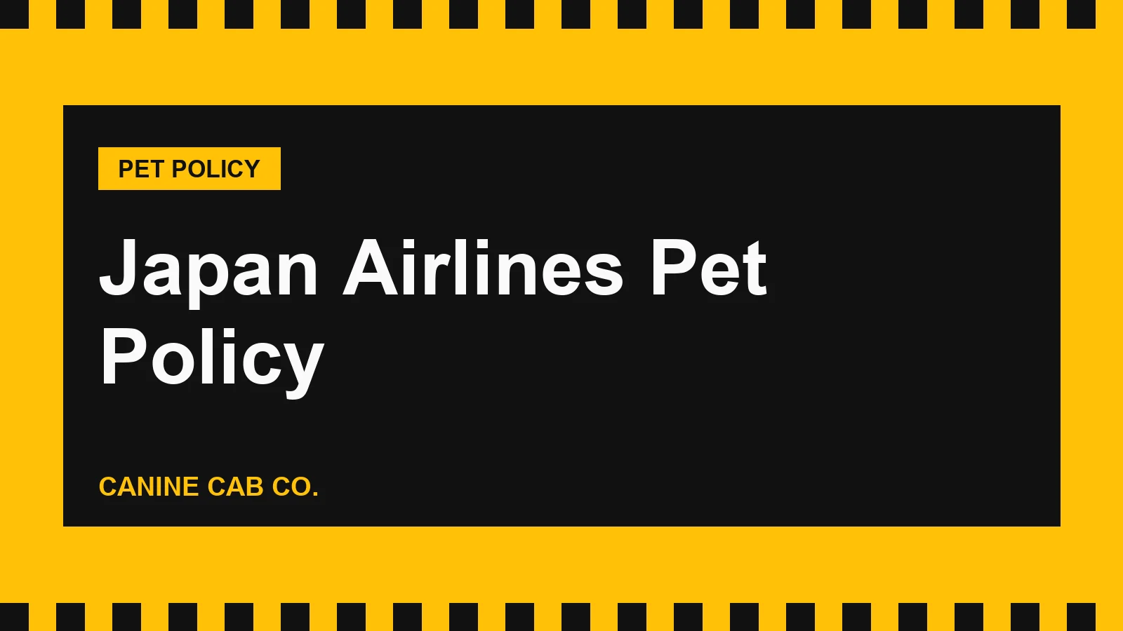 Japan Airlines (JAL) Pet Policy: Cargo Rules, Banned Breeds and Fees (2026)