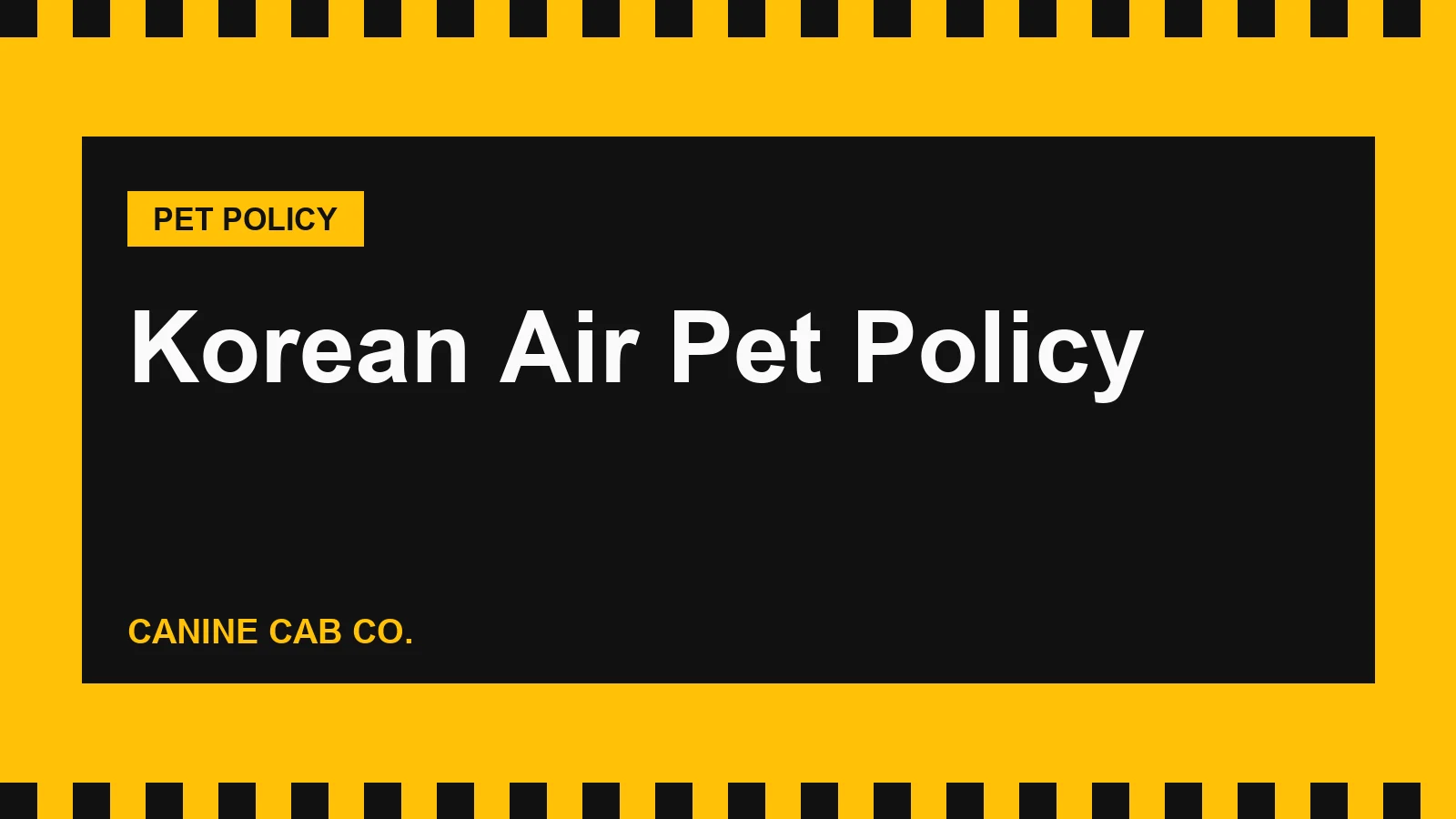Korean Air Pet Policy: In-Cabin Weight Limit, Carrier Size and Cargo Rules (2026)