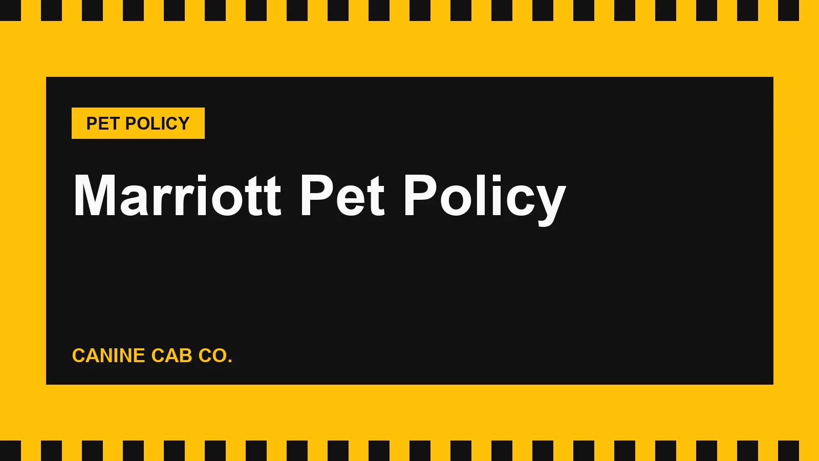 Marriott Pet Policy: Fees, Weight Limits and Brand Differences (2026)