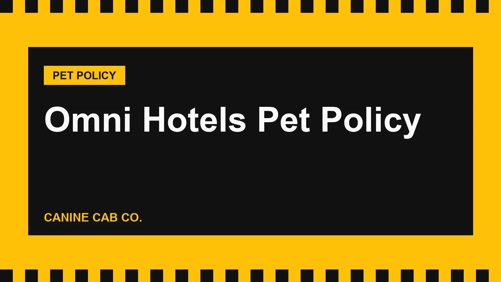 Omni Hotels Pet Policy: Fees, Weight Limits by Hotel (2026)