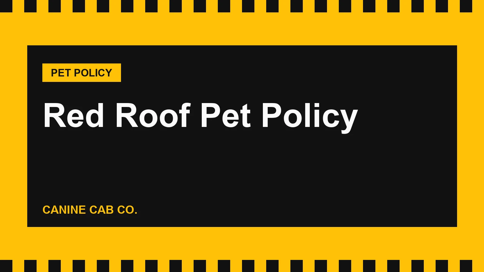 Red Roof Inn Pet Policy: First Pet Free, Fees and Rules (2026)