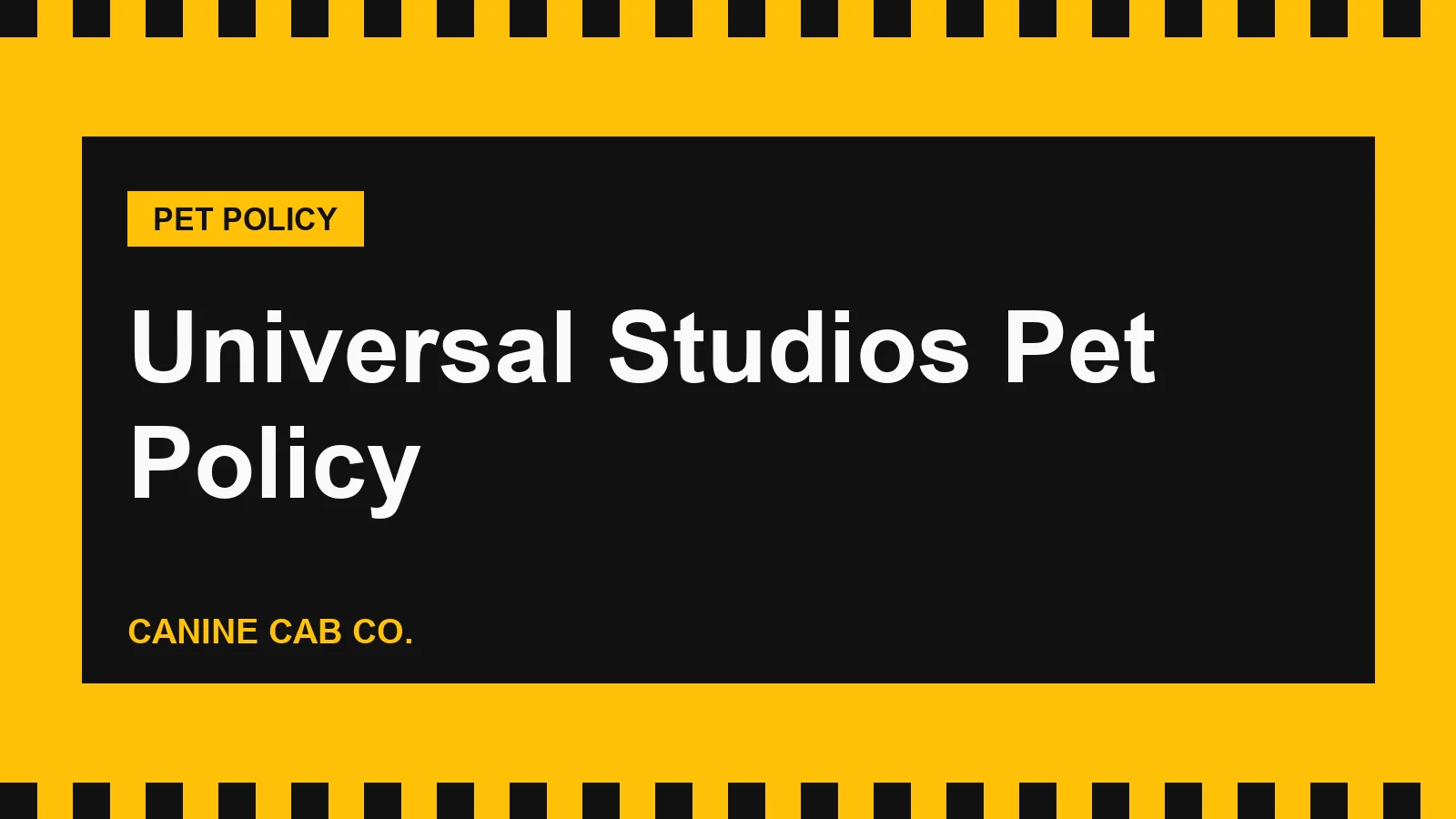 Universal Studios Dog Kennel and Pet Policy: Orlando and Hollywood (2026)